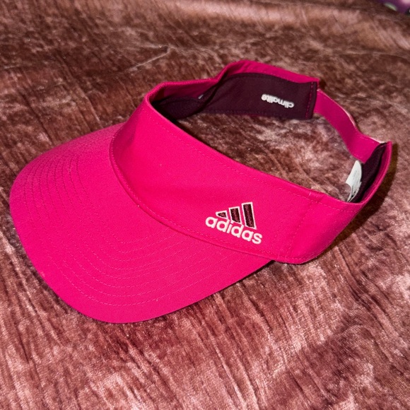 Adidas Bright Pink Sports Visor - Picture 2 of 7